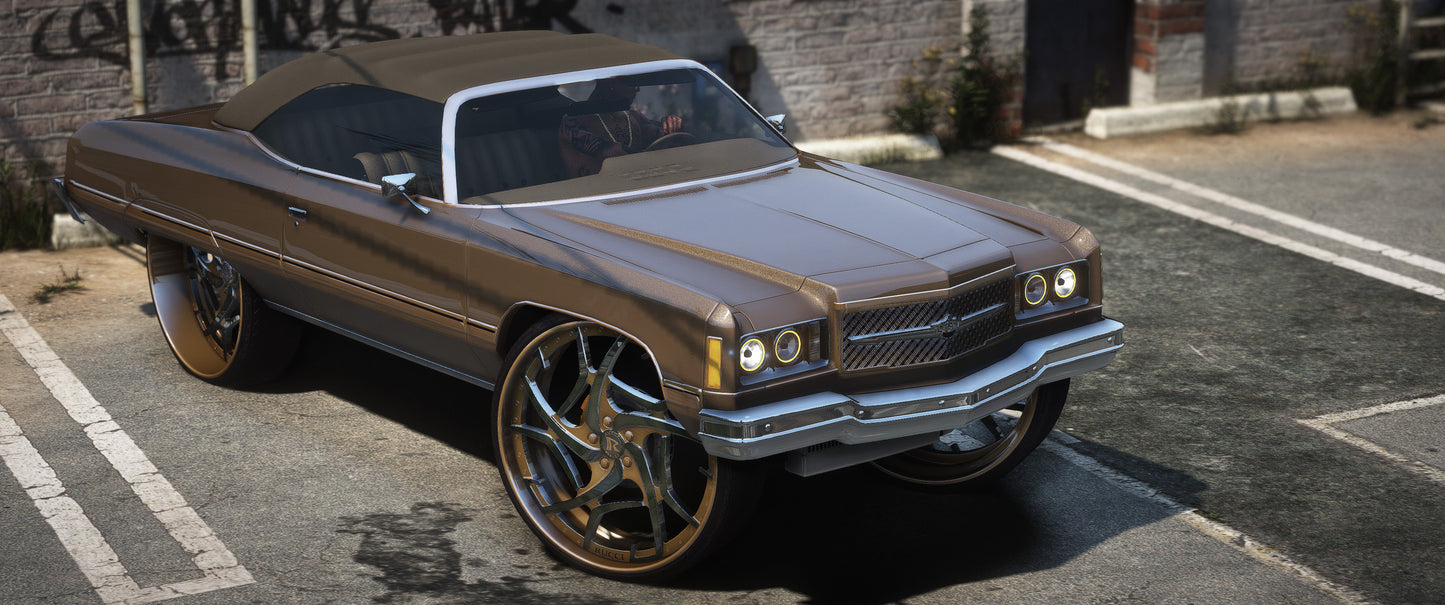1974 Chevrolet Caprice on 34s