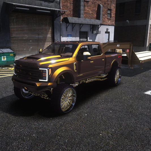 2018 Ford F-350 Lifted + Trailer