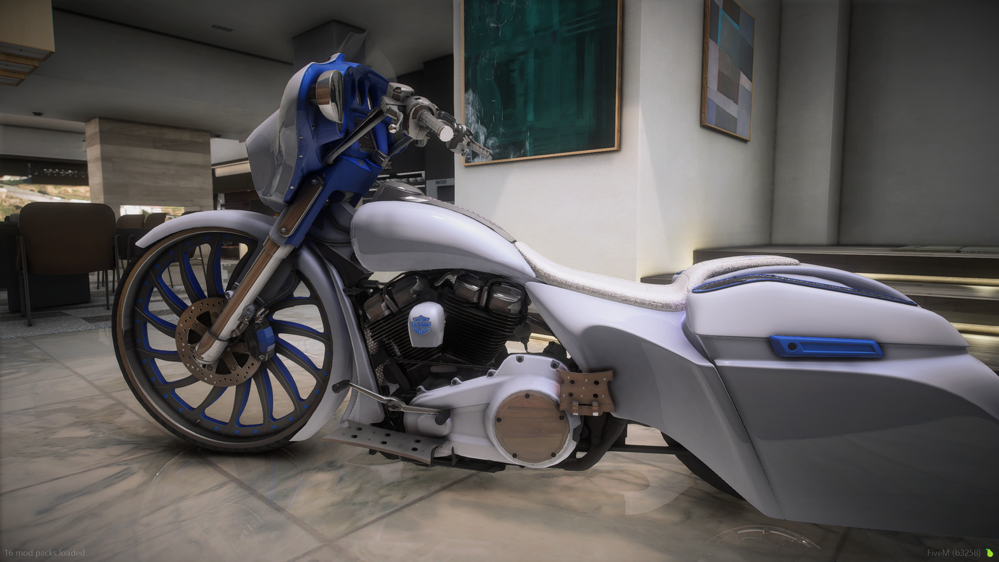 Custom Harley Davidson Bagger