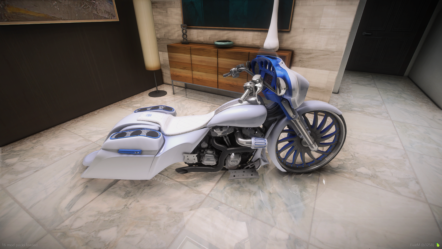 Custom Harley Davidson Bagger